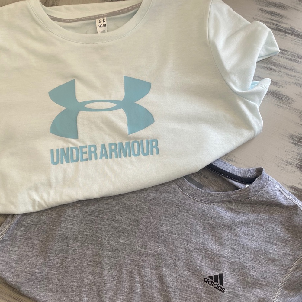 Under Armour & Adidas tshirts
